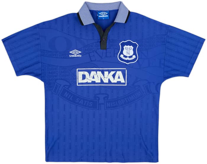 1995-97 Everton Home Shirt Ferguson #9 - 6/10 - (M)