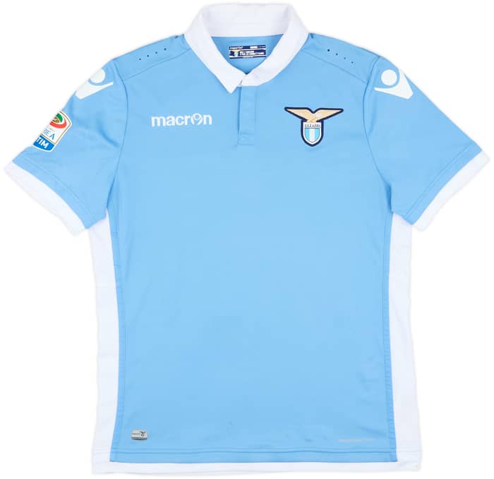 2016-17 Lazio Match Issue Home Shirt Minala #27
