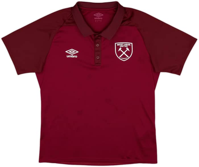 2017-18 West Ham Umbro Polo Shirt - 9/10 - (M)