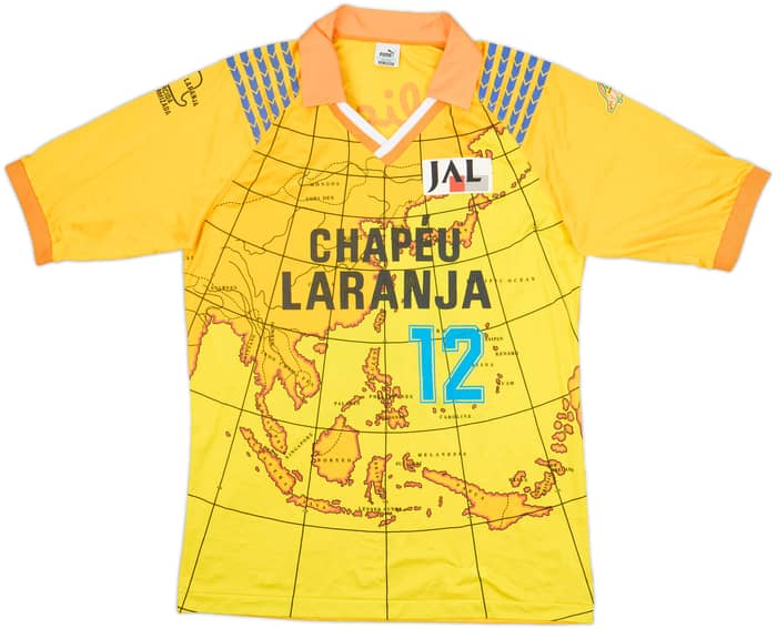 1992-93 Shimizu S-Pulse Home Shirt Chapeu Laranja #12 - 5/10 - (XL)