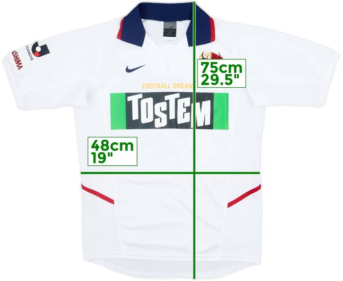 2002-03 Kashima Antlers Away Shirt - 8/10 - (S)