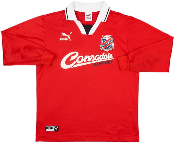 1996-98 Consadole Sapporo Puma Training L/S Shirt - 6/10 - (L)