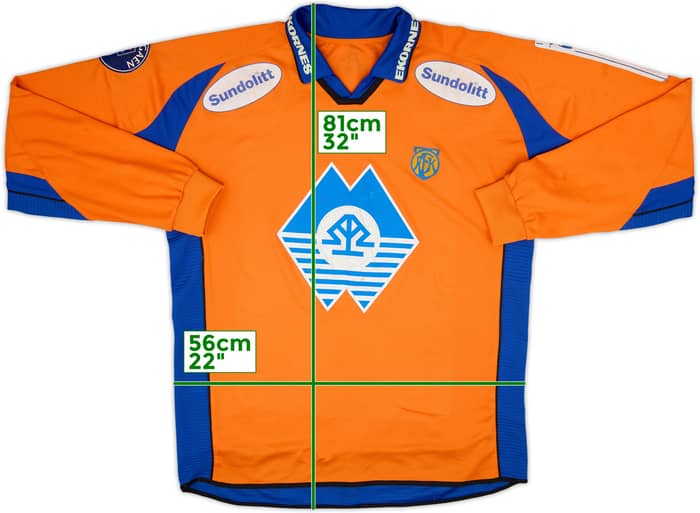 2003-04 Aalesund Home L/S Shirt - 6/10 - (XL)