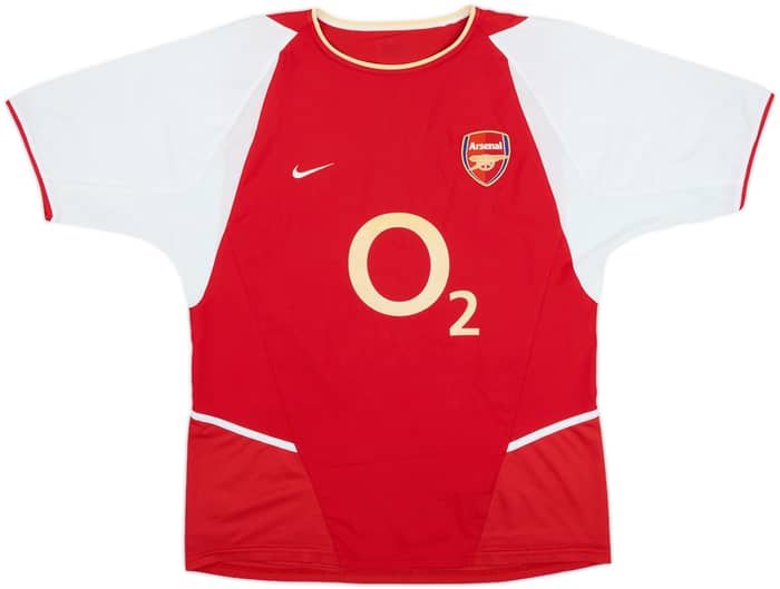 2002-04 Arsenal Home Shirt Bergkamp #10 - 7/10 - (L)