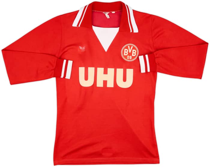 1980-83 Borussia Dortmund Away L/S Shirt #7 - 8/10 - (M)