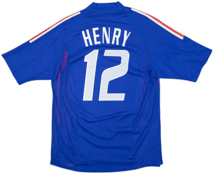2002-04 France Player Issue Home Shirt Henry #12 - 7/10 - (M)