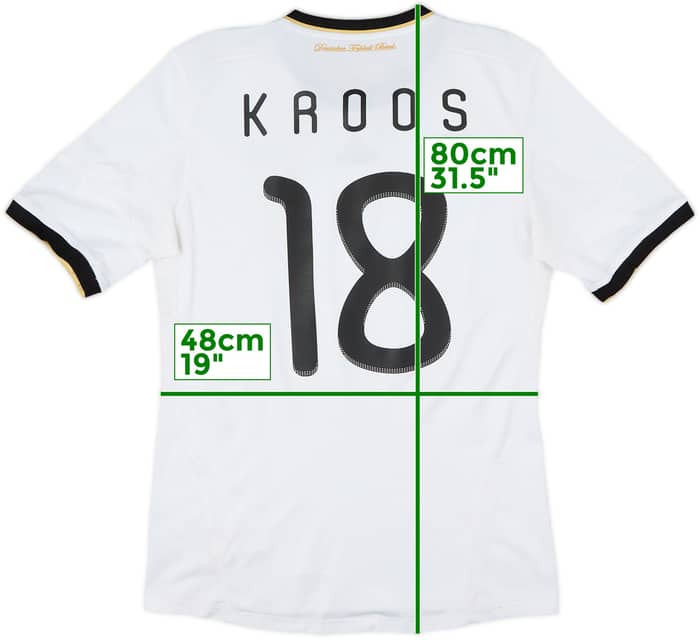 2010-11 Germany Home Shirt Kroos #18 - 6/10 - (M)