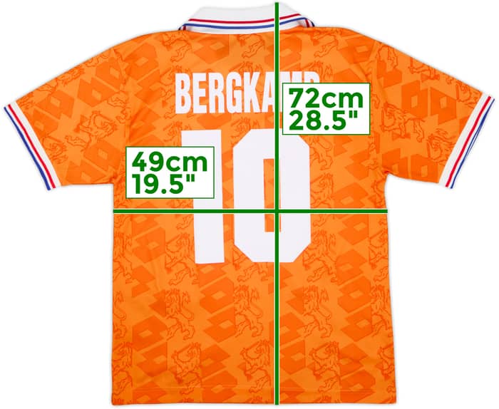 1994 Netherlands Home Shirt Bergkamp #10 - 8/10 - (M)