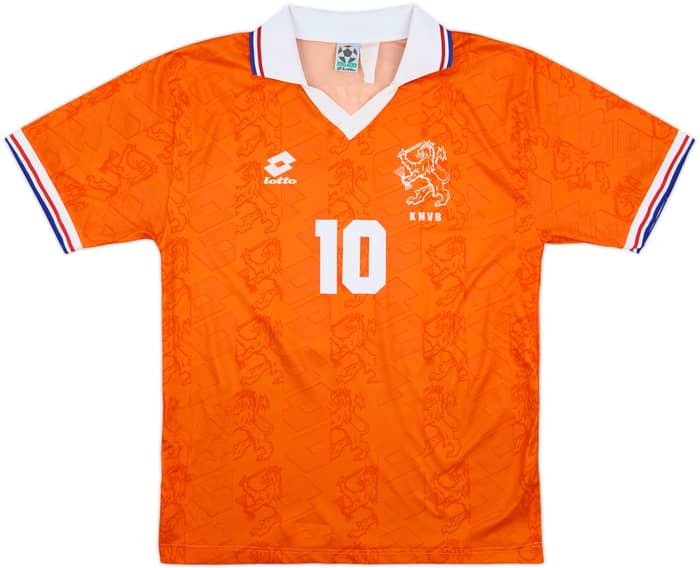 1994 Netherlands Home Shirt Bergkamp #10 - 8/10 - (M)