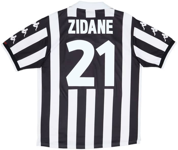 1999-00 Juventus Home Shirt Zidane #21 - 8/10 - (L)