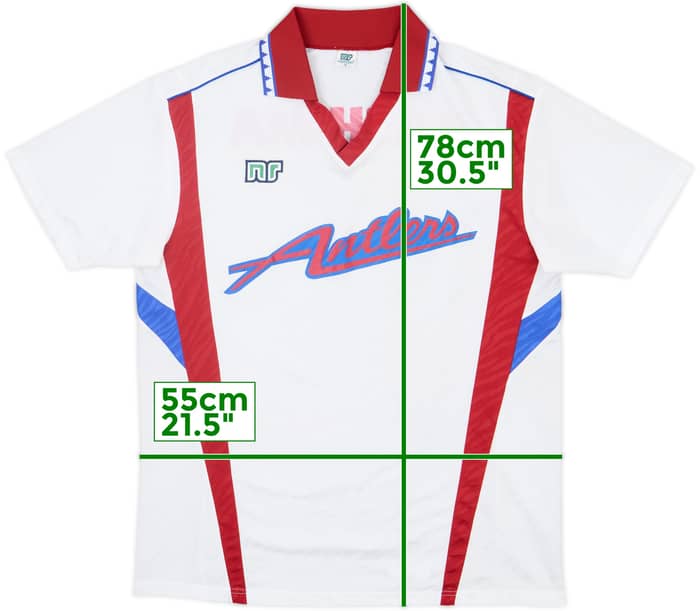 1992-93 Kashima Antlers Away Shirt - 7/10 - (L)