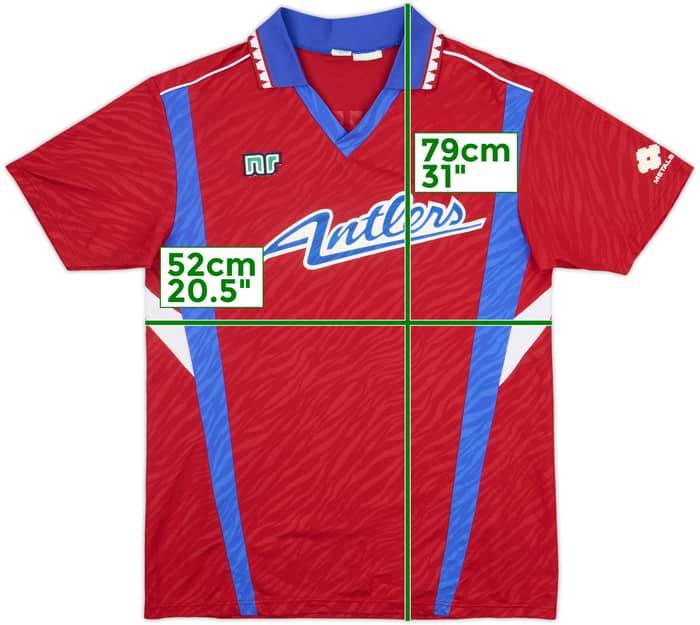 1992 Kashima Antlers Home Shirt - 8/10 - (L)