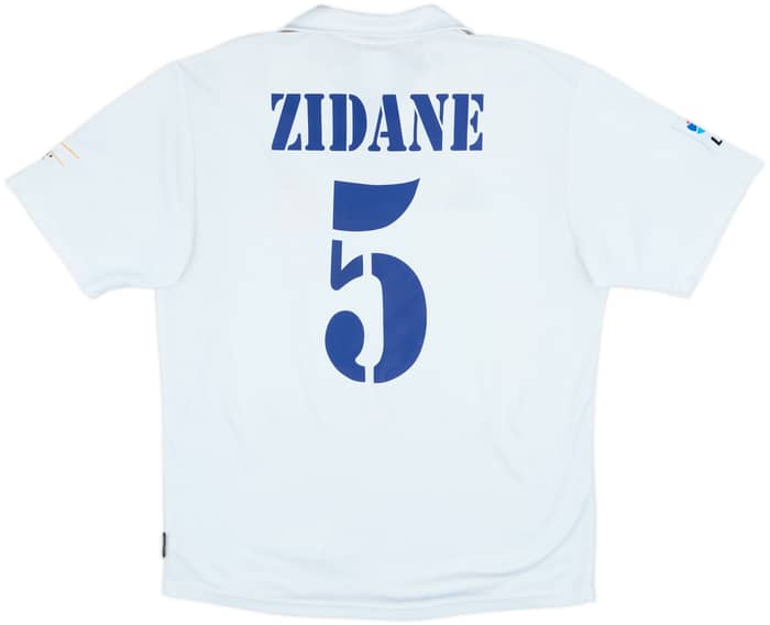 2001 Real Madrid Home Shirt Zidane #5 - 6/10 - (M)