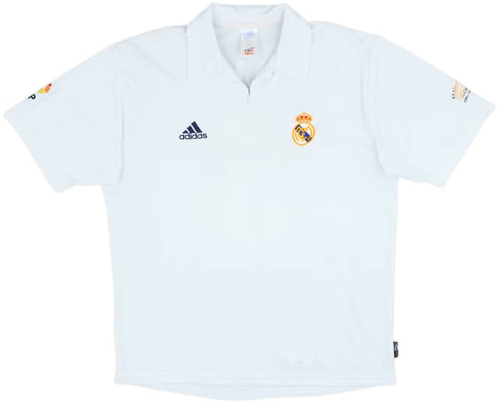 2001 Real Madrid Home Shirt Zidane #5 - 6/10 - (M)