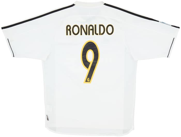 2003-04 Real Madrid Home Shirt Ronaldo #9 - 5/10 - (M)