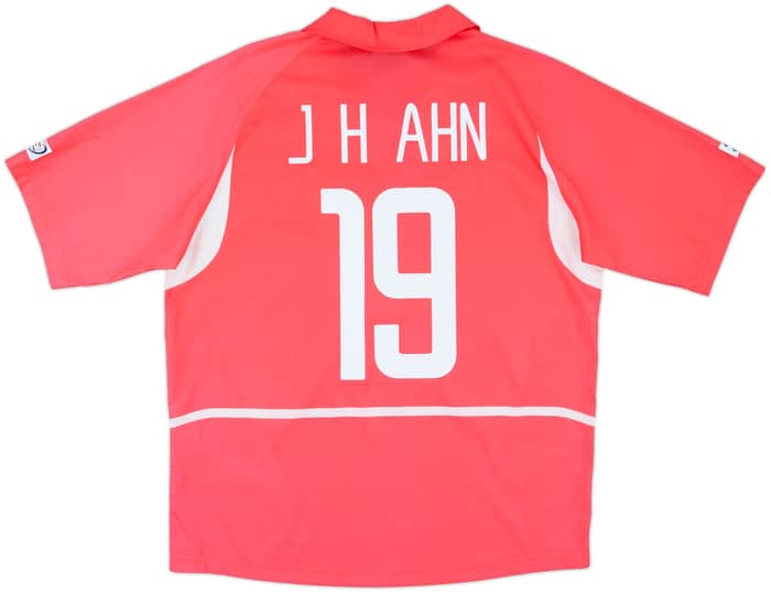 2002-03 South Korea Home Shirt J.H.Ahn #19 - 10/10 - (L)