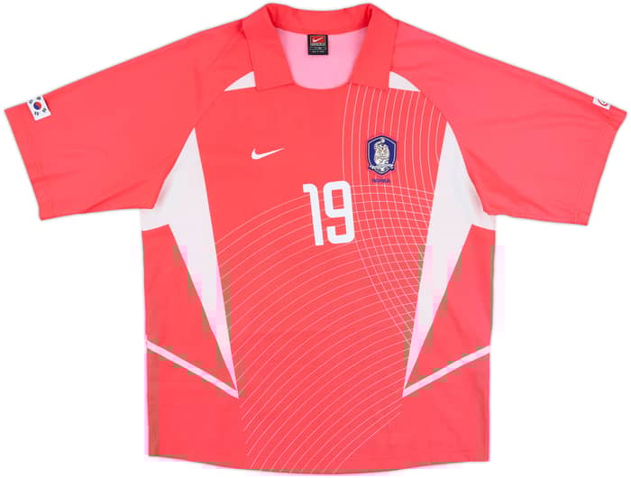 2002-03 South Korea Home Shirt J.H.Ahn #19 - 10/10 - (L)