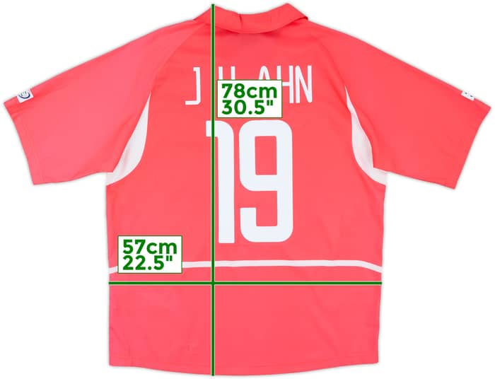2002-03 South Korea Home Shirt J.H.Ahn #19 - 10/10 - (L)