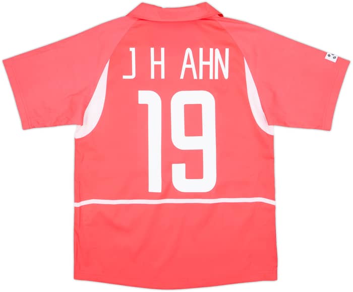 2002-03 South Korea Home Shirt J.H.Ahn #19 - 9/10 - (M)