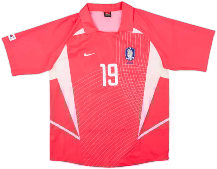 2002-03 South Korea Home Shirt J.H.Ahn #19 - 8/10 - (M)