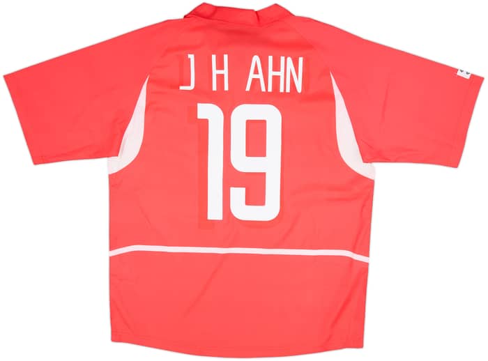2002-03 South Korea Home Shirt J.H.Ahn #19 - 5/10 - (L)