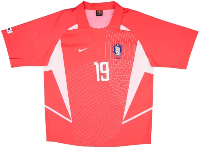 2002-03 South Korea Home Shirt J.H.Ahn #19 - 5/10 - (L)