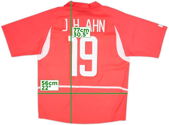 2002-03 South Korea Home Shirt J.H.Ahn #19 - 5/10 - (L)