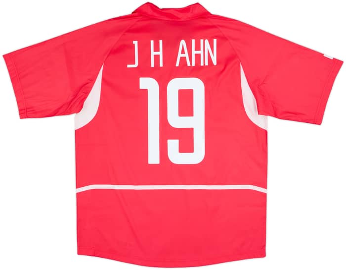 2002-03 South Korea Home Shirt J.H.Ahn #19 - 8/10 - (L)