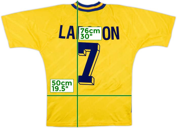 1994-96 Sweden Home Shirt Larsson #7 - 9/10 - (M)