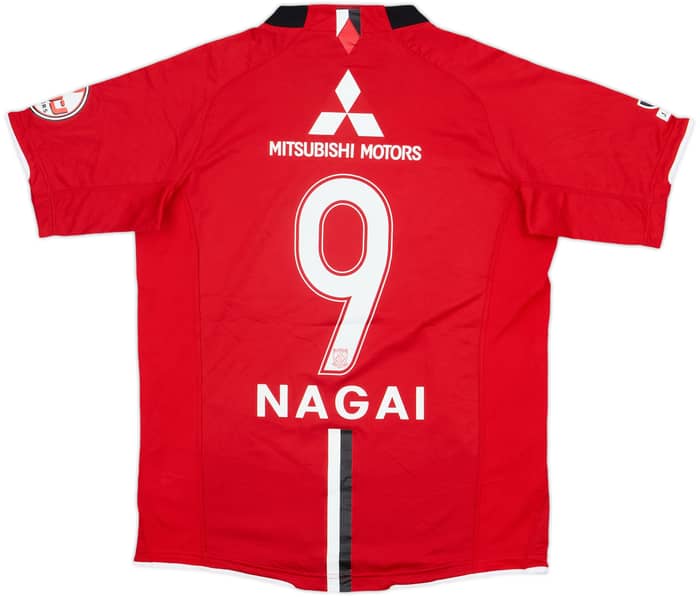2008 Urawa Red Diamonds Home Shirt Nagai #9 - 7/10 - (S)