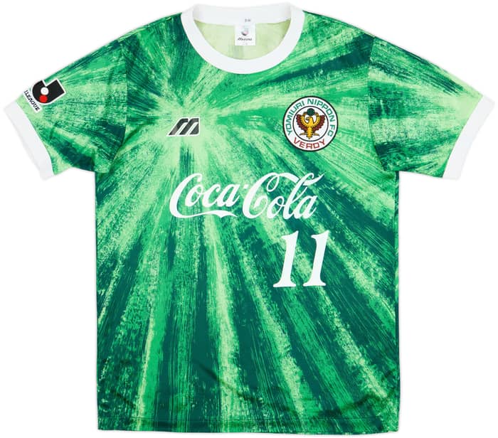 1993-95 Verdy Kawasaki Home Shirt #11 - 8/10 - (L)