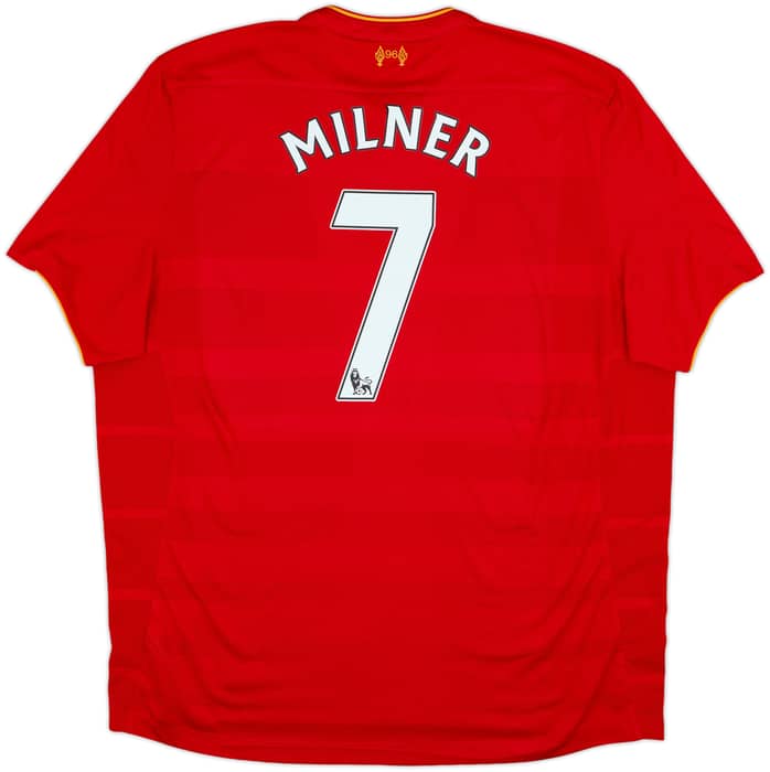 2016-17 Liverpool Home Shirt Milner #7 - 10/10 - (XXL)