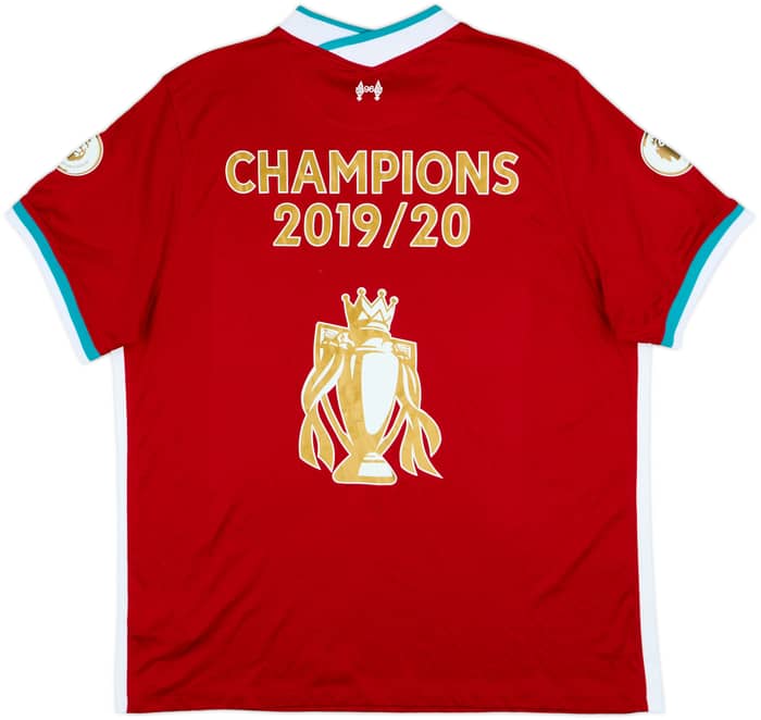 2020-21 Liverpool 'Champions' Home Shirt - 8/10 - (XXL)