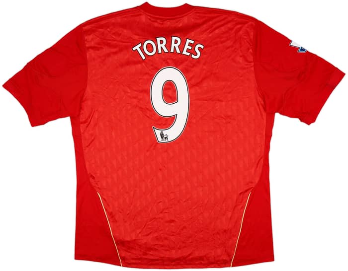 2010-12 Liverpool Home Shirt Torres #9 - 8/10 - (3XL)