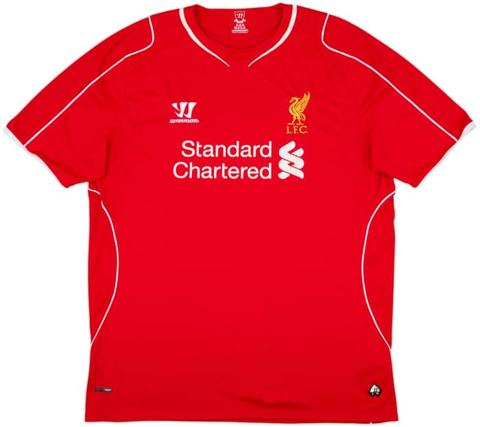 2014-15 Liverpool Home Shirt Gerrard #8 - 6/10 - (XXL)