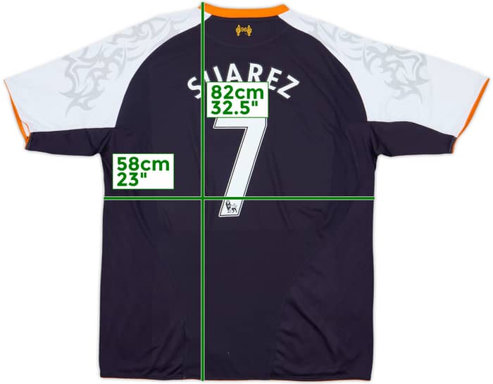 2012-13 Liverpool Third Shirt Suarez #7 - 8/10 - (XXL)