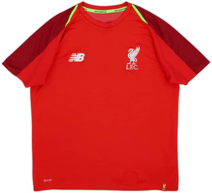 2018-19 Liverpool New Balance Training Shirt - 7/10 - (L.Boys)