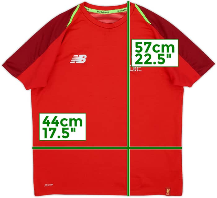 2018-19 Liverpool New Balance Training Shirt - 7/10 - (L.Boys)