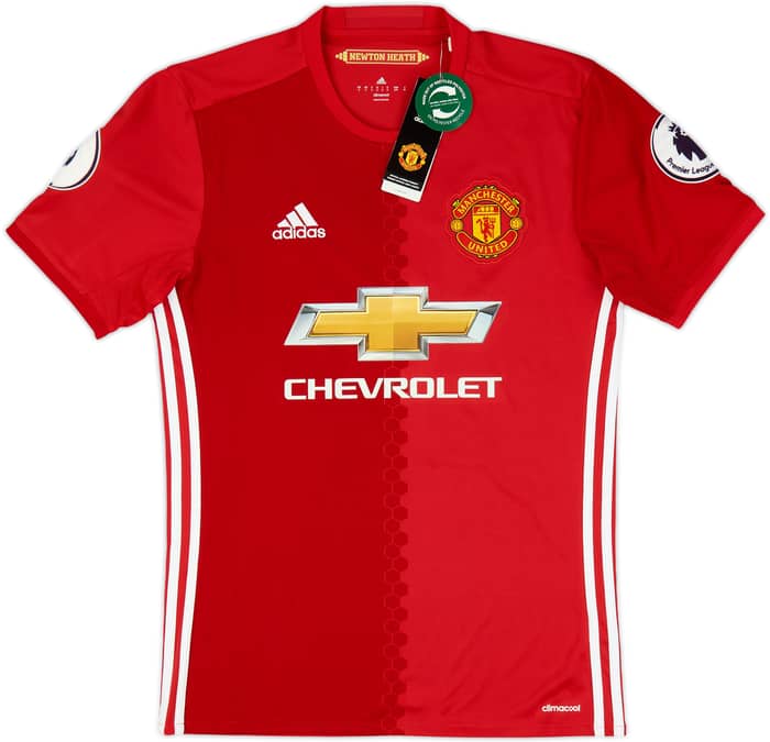 2016-17 Manchester United Home Shirt Carrick #16 (S)