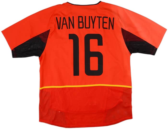2002-04 Belgium Player Issue Home Shirt Van Buyten #16 - 10/10 - (L)