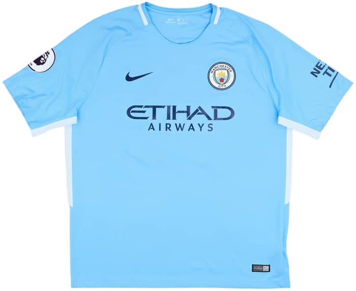 2017-18 Manchester City Home Shirt G.Jesus #33 - 8/10 - (XL)