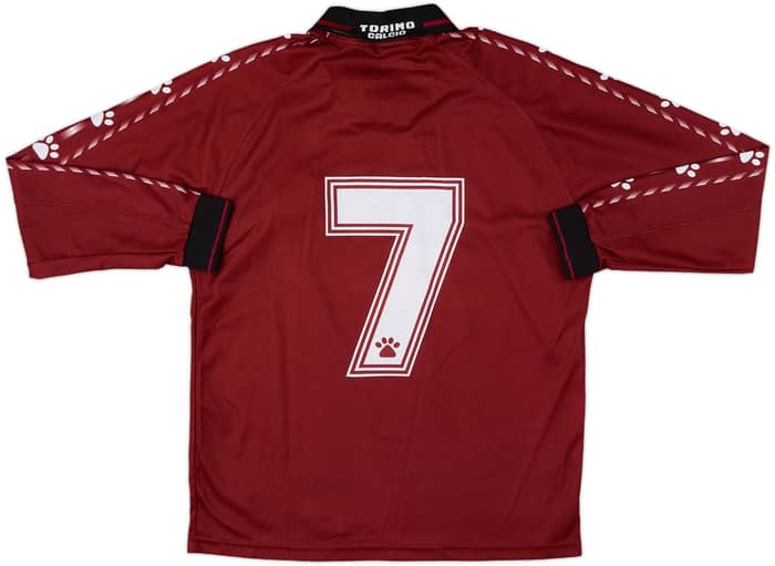 1996-97 Torino Home L/S Shirt #7 - 9/10 - (L)
