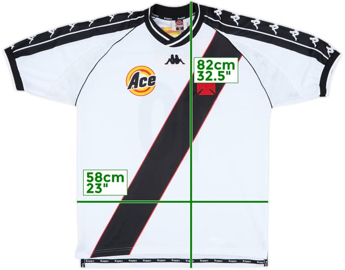 1999-00 Vasco da Gama Away Shirt #10 - 9/10 - (L)