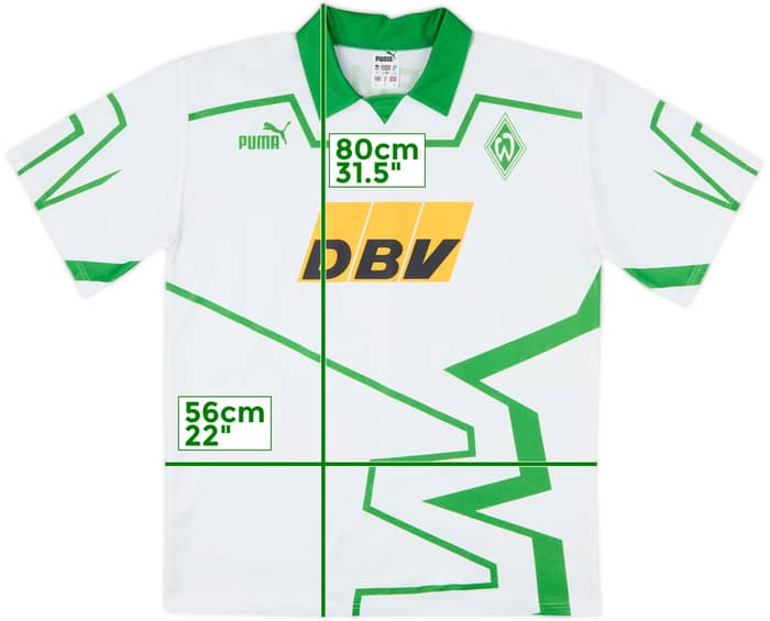 1993-94 Werder Bremen Home Shirt - 10/10 - (L)