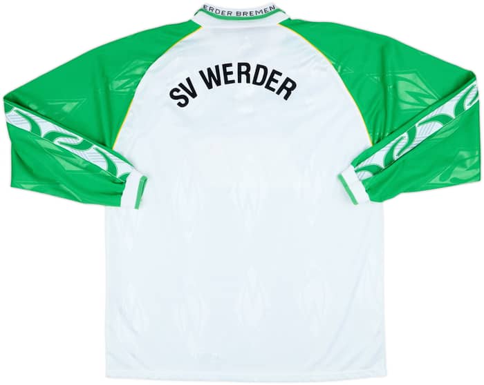 1995-96 Werder Bremen Home L/S Shirt - 8/10 - (XL)