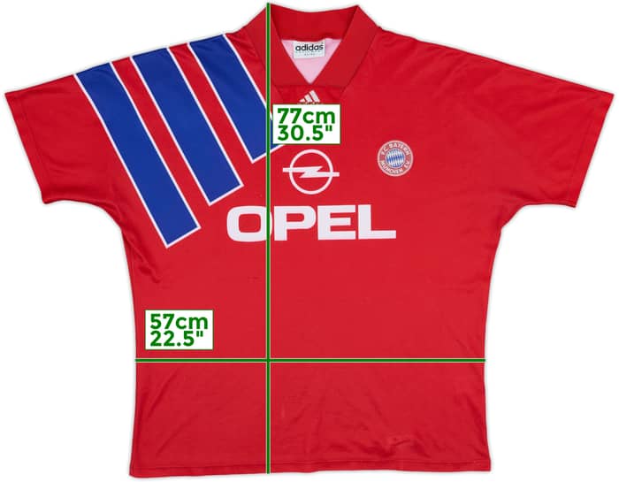 1991-93 Bayern Munich Home Shirt - 8/10 - (L)