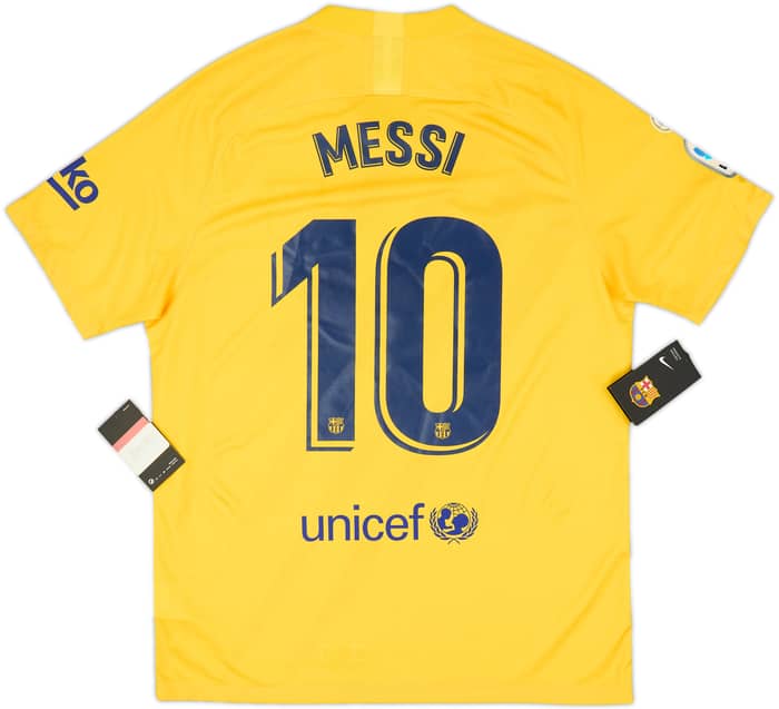 2019-20 Barcelona 'Senyera' Fourth Shirt Messi #10 (L)