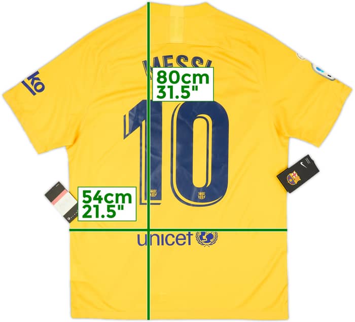 2019-20 Barcelona 'Senyera' Fourth Shirt Messi #10 (L)
