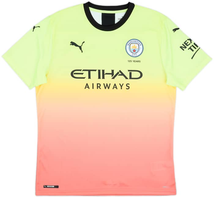 2019-20 Manchester City Third Shirt Kun Aguero #10 - 9/10 - (L)