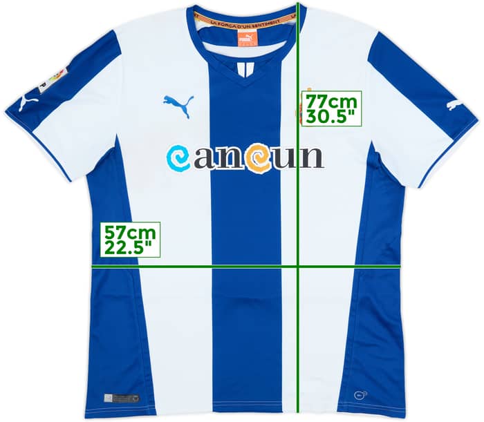 2013-14 Espanyol Home Shirt - 8/10 - (XL)